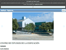Tablet Screenshot of fundacionaedificat.org